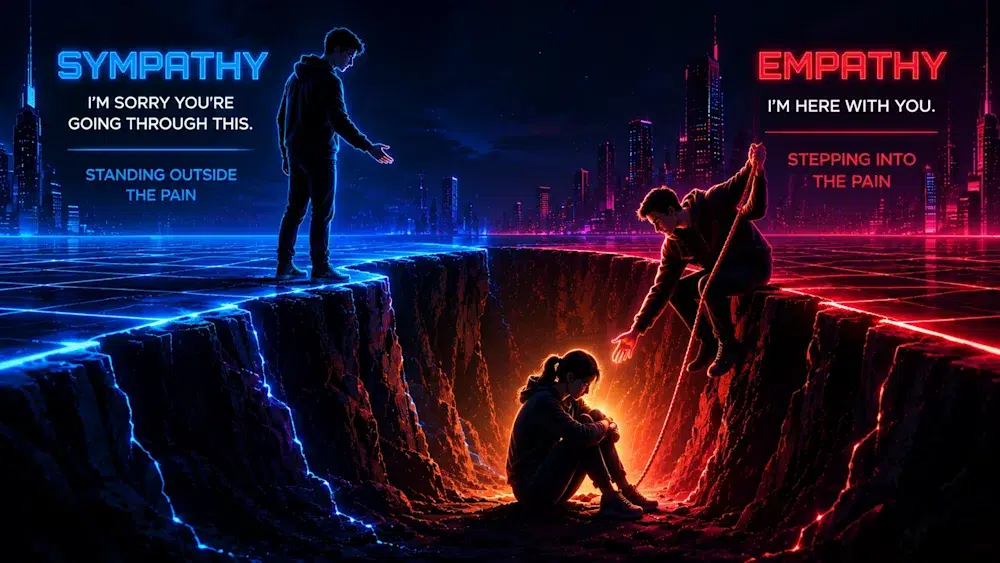 Empathy vs. sympathy